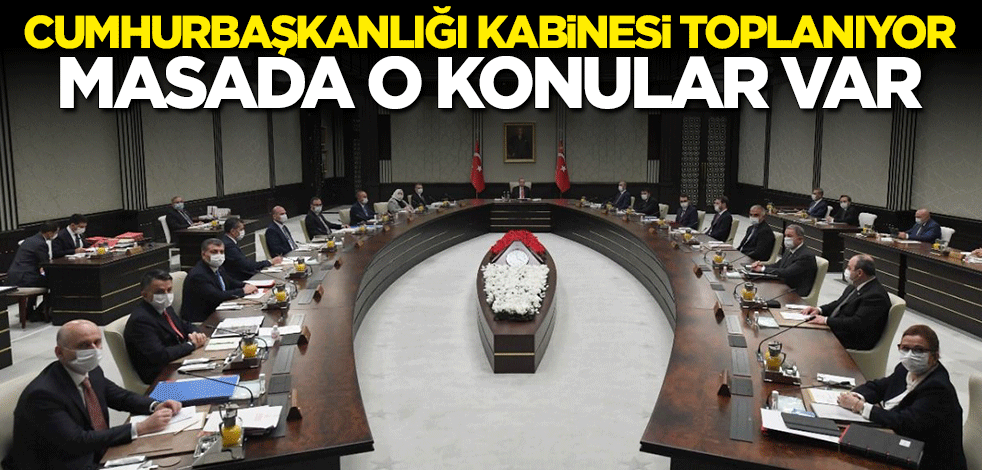 Cumhurbaşkanlığı Kabinesi bugün toplanıyor... Masada o konular var