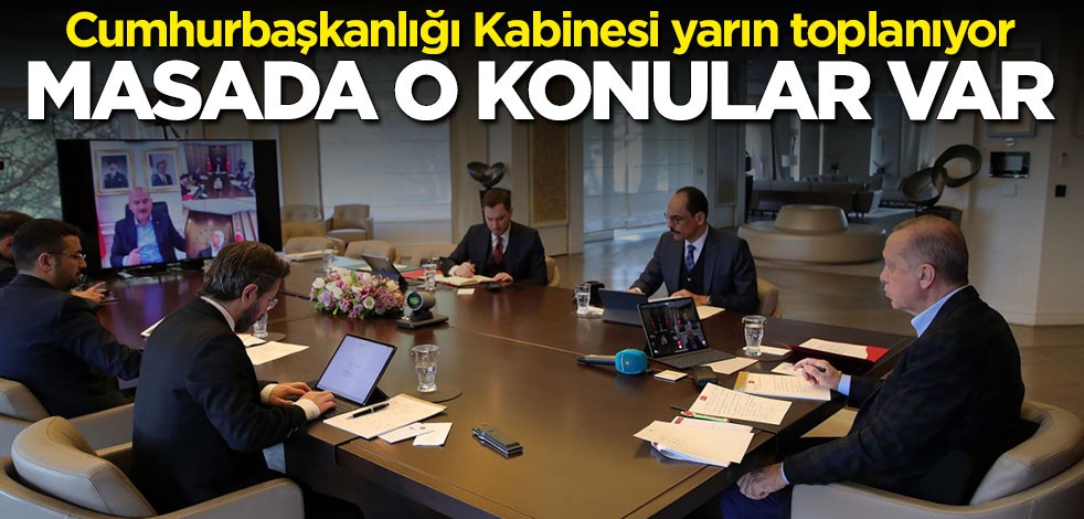 Cumhurbaşkanlığı Kabinesi yarın toplanıyor! Masada o konular var
