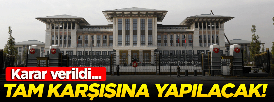 Cumhurbaşkanlığı Külliyesi'nin karşısına '15 Temmuz Milli Mücadele Anıtı'