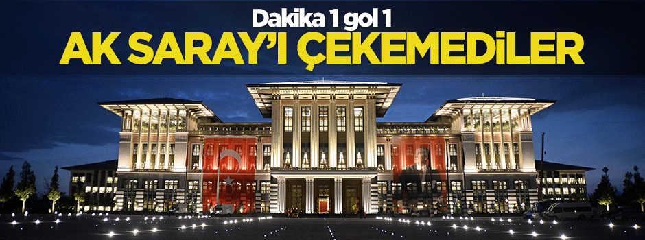 Cumhurbaşkanlığı Sarayı'na suç duyurusu