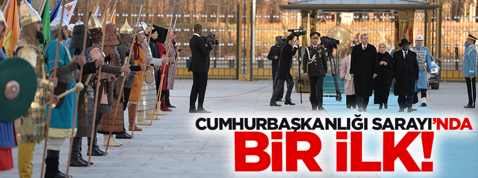 Cumhurbaşkanlığı Sarayı'nda bir ilk