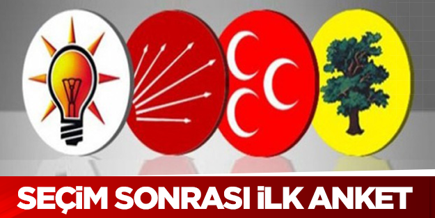 Cumhurbaşkanlığı seçimi sonrası ilk anket