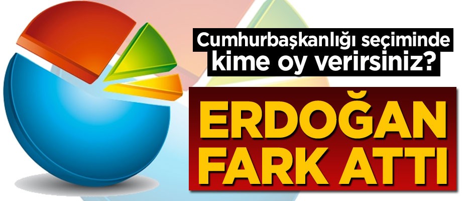 Cumhurbaşkanlığı seçiminde kime oy verirsiniz? anketinde Erdoğan ipi göğüsledi