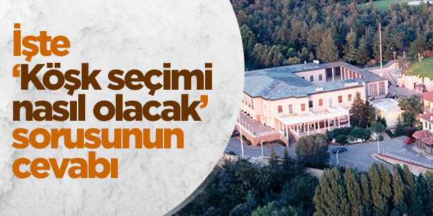 Cumhurbaşkanlığı seçimlerinde yol haritası belirlendi