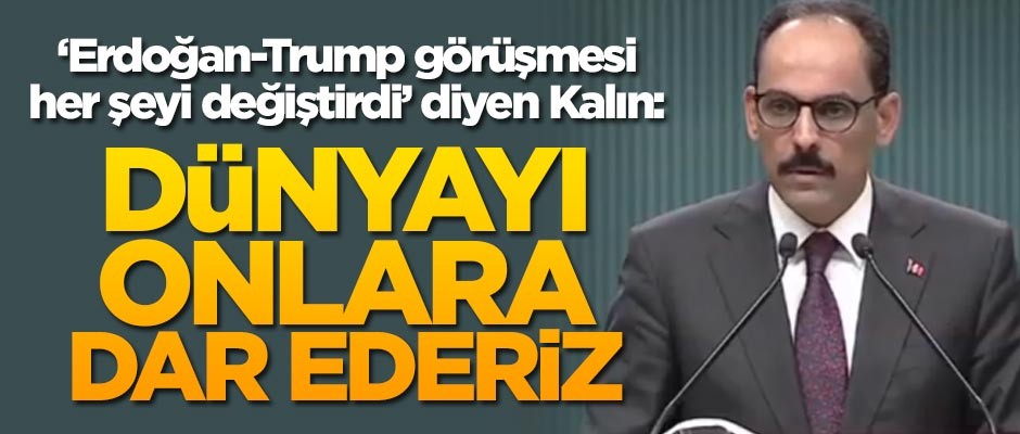 Cumhurbaşkanlığı Sözcüsü İbrahim Kalın'dan çok önemli açıklamalar!