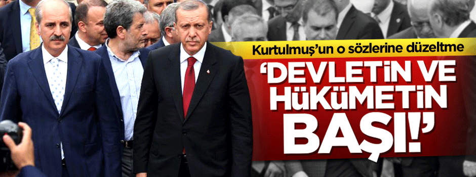 Cumhurbaşkanlığı'ndan, Kurtulmuş'un sözlerine düzeltme