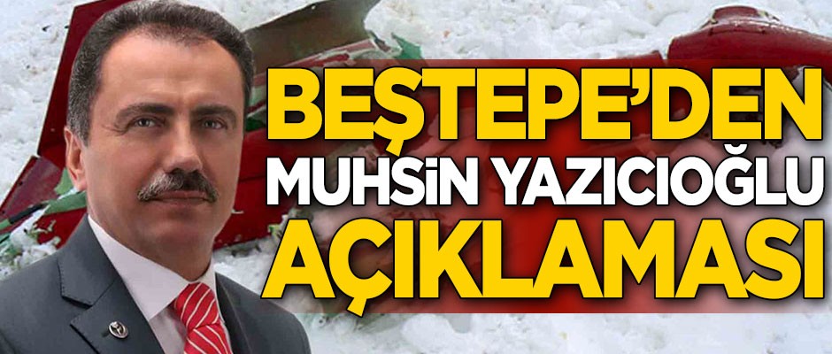 Cumhurbaşkanlığı'ndan Muhsin Yazıcıoğlu açıklaması