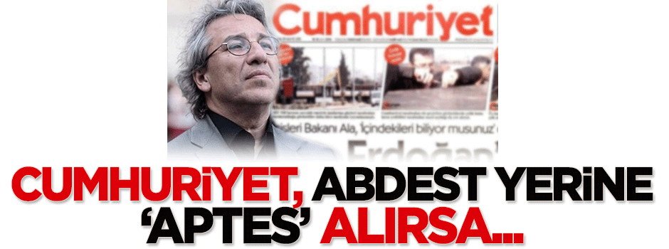 Cumhuriyet abdesti 'aptes' yaptı