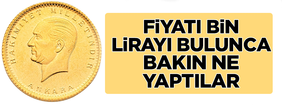 Cumhuriyet altınlarını oyup içini bakın neyle doldurdular!