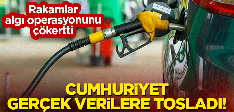 Cumhuriyet, gerçek verilere tosladı! Rakamlar algı operasyonunu çökertti