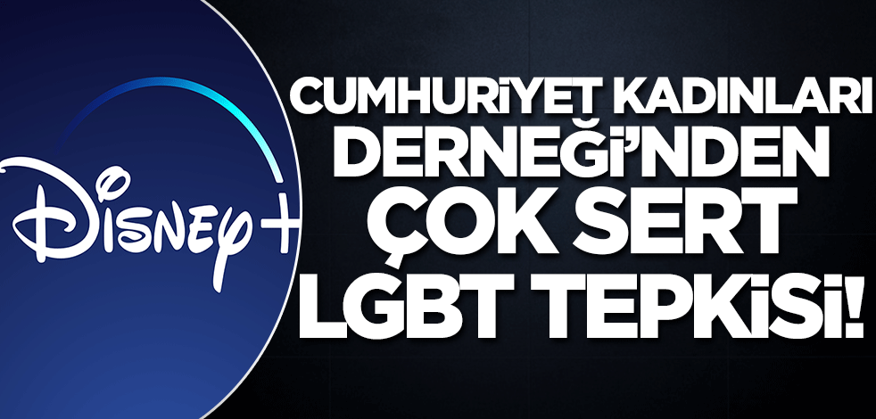 Cumhuriyet Kadınları Derneği'nden Disney Plus'a LGBT tepkisi! 'Bu yapılan çocuk istismarı değil de nedir?'