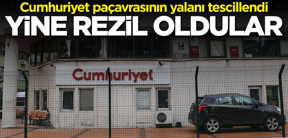 Cumhuriyet paçavrasının yalanı tescillendi: Yine rezil oldular