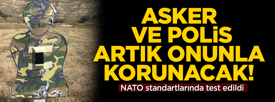 Cumhuriyet Üniversitesi'nde müthiş buluş! Artık askeri ve polisi bu zırh koruyacak