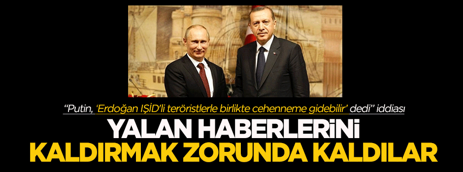 Cumhuriyet ve t24'ten yalan Putin haberi