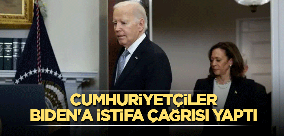 Cumhuriyetçiler, Biden'a istifa çağrısı yaptı