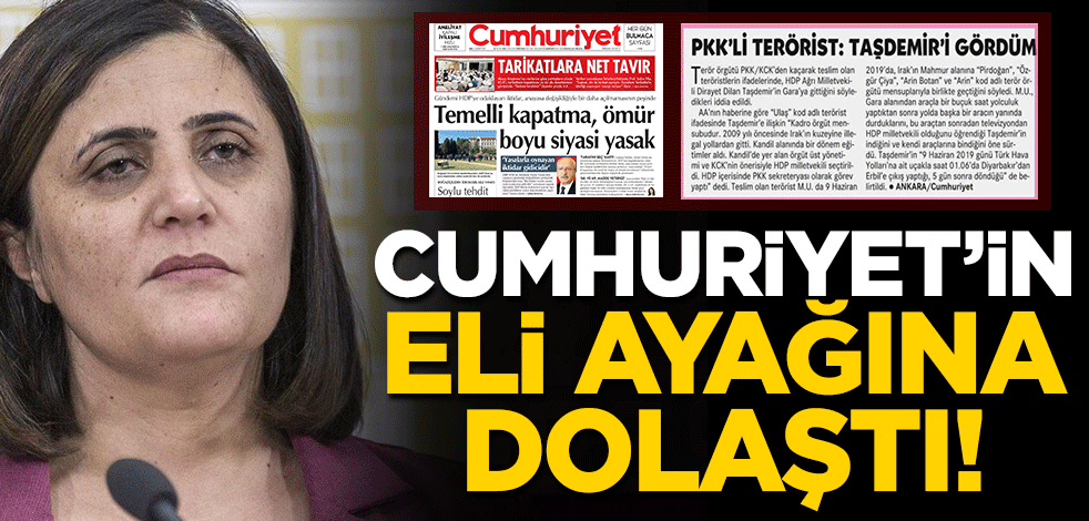 Cumhuriyet'in eli ayağına dolaştı! Bir yandan HDP'ye sahip çıkıp diğer yandan PKK itirafını verdi