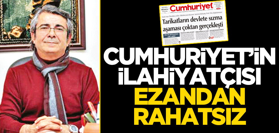 Cumhuriyet’in ilahiyatçısı ezandan rahatsız!