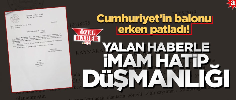 Cumhuriyet’in yalanı belgesiyle ortaya çıktı