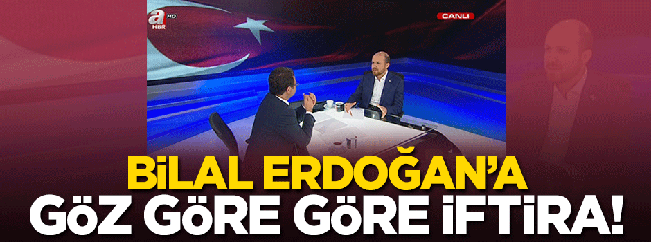 Cumhuriyet'ten Bilal Erdoğan iftirası!