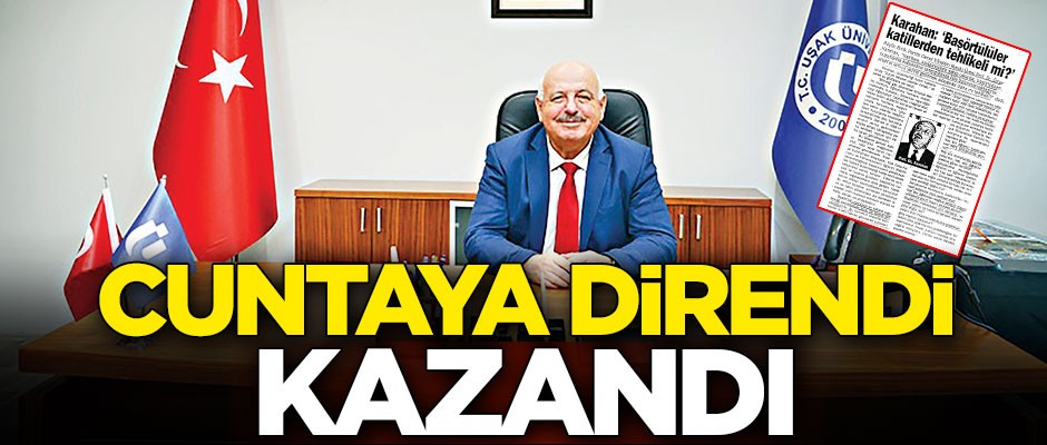 Cuntaya direndi, kazandı