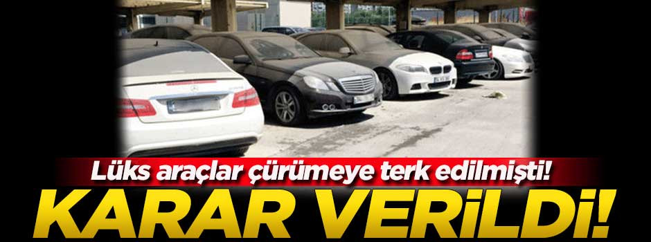 Çürümeye terk edilen araçlar ekonomiye kazandırılacak