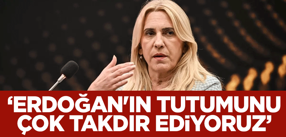 Cvijanovic: Cumhurbaşkanı Erdoğan'ın tutumunu çok takdir ediyoruz