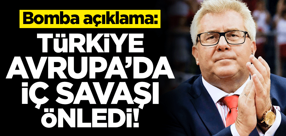 Czarnecki'den çarpıcı açıklama: Türkiye Avrupa'da iç savaşı önledi!