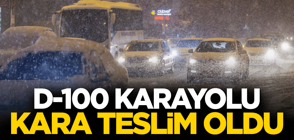 D-100 karayolu, kara teslim oldu