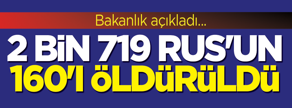 'DAEŞ saflarında yer alan 160 Rus vatandaşı öldürüldü'