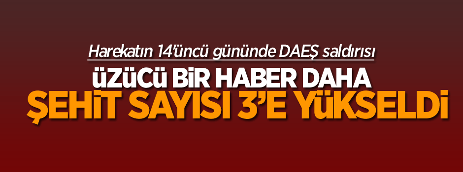 DAEŞ saldırısında şehit sayısı arttı!