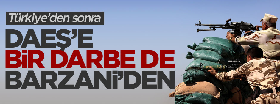 DAEŞ'e bir darbe de Barzani'den: 80 ölü