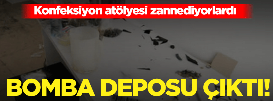 DAEŞ'in bomba deposu görüntülendi