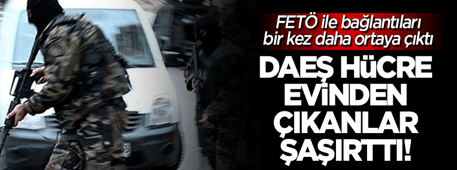 DAEŞ'in hücre evinde FETÖ kitapları çıktı!