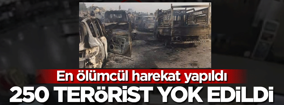 DAEŞ'in konvoyu vuruldu