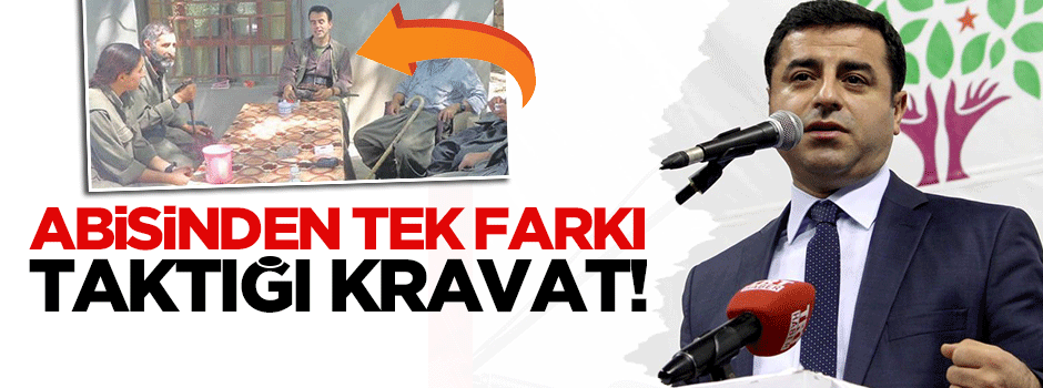 Dağdaki abisinden tek farkı, taktığı kravat!