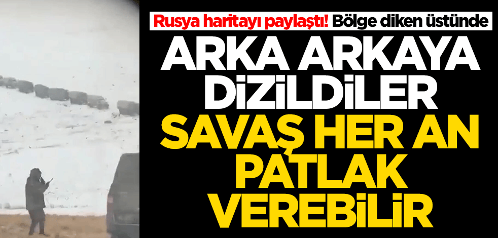 Dağlık Karabağ'da ortalık karışabilir! Arka arkaya dizildiler, Rusya haritayı paylaştı