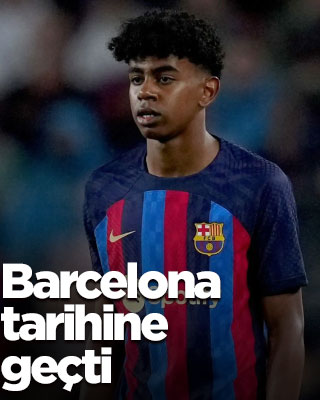 Daha 15 yaşında... Barcelona tarihine geçti