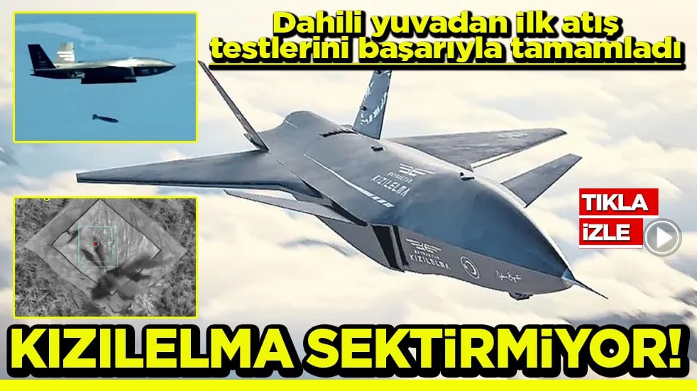Dahili yuvadan İlk atış testlerini başarıyla tamamladı Kızılelma sektirmiyor