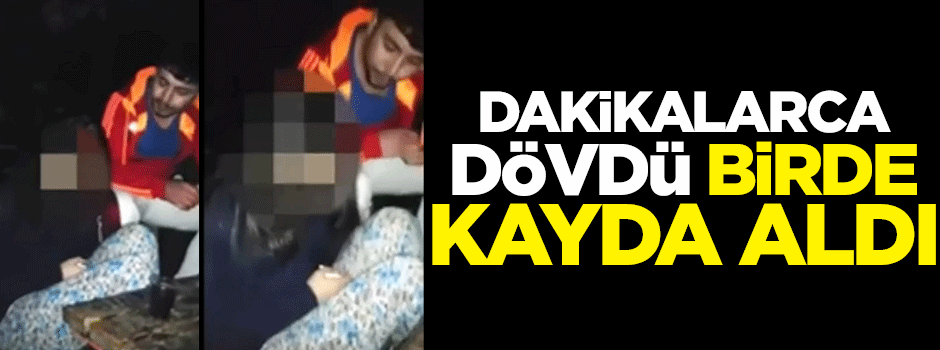 Dakikalarca dövüp kayda aldılar