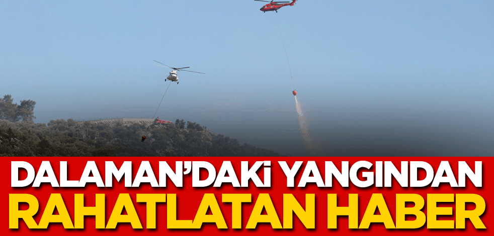 Dalaman'daki yangından yüreklere su serpen haber