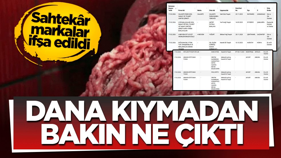 Dana kıymadan bakın ne çıktı! Sahtekâr markalar ifşa edildi