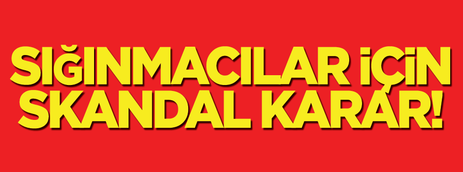 Danimarka'da sığınmacılar için skandal karar!