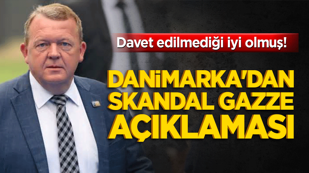 Danimarka'dan skandal Gazze açıklaması: Başım daha az ağrır!