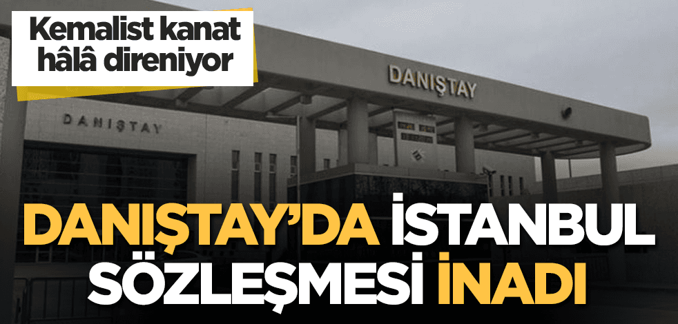 Danıştay'da "İstanbul Sözleşmesi" inadı! Bakın ne karar verdiler