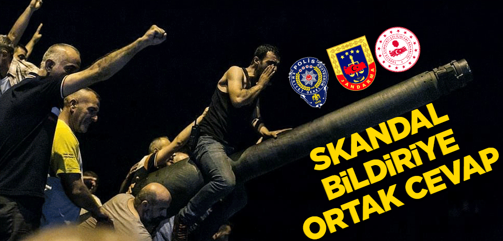 Darbe bildirisine ortak cevap gecikmedi!