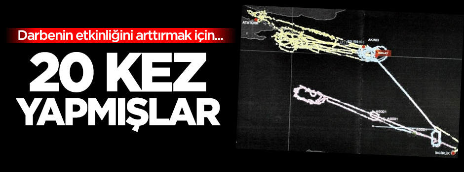 Darbe girişimi gecesi F-16'lara 20 kez yakıt nakli yapmış!