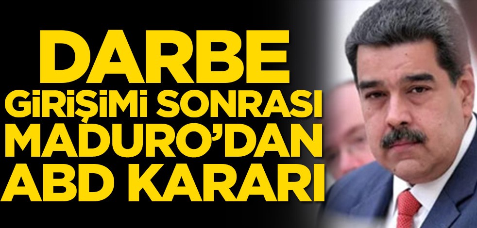 Darbe girişimi sonrası Maduro’dan ABD kararı