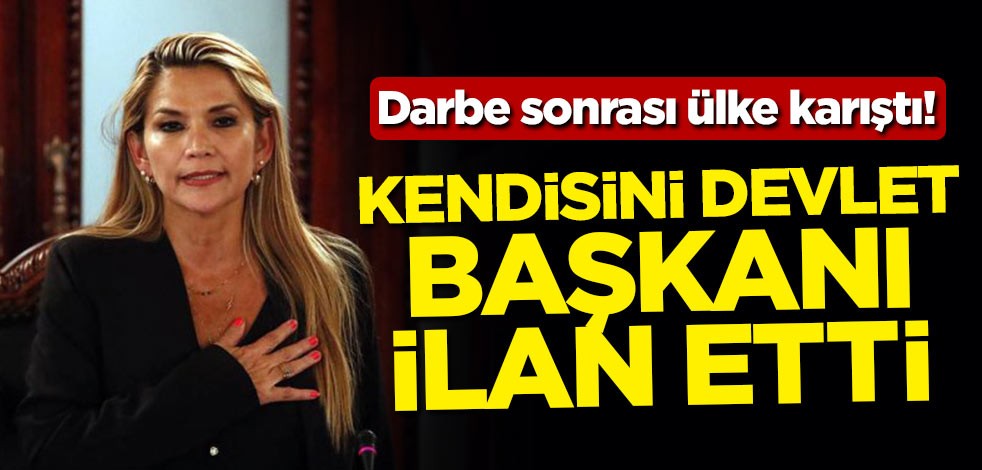 Darbe sonrası ülke karıştı! Jeanine Anez kendisini devlet başkanı ilan etti