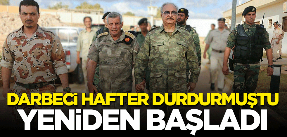 Darbeci Hafter durdurmuştu: Biri daha üretime başladı