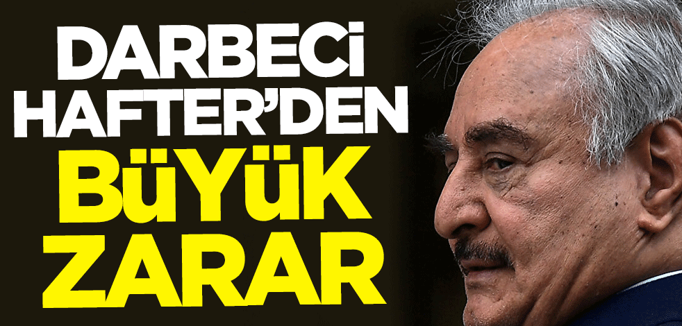Darbeci Hafter'den büyük zarar!